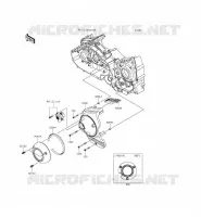 CHAIN COVER voor Kawasaki VULCAN 1700 VOYAGER ABS 2014