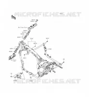 CHASSIS voor Kawasaki VULCAN 1700 VOYAGER ABS 2014