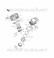 CYLINDER   PISTON  voor Kawasaki VULCAN 1700 VOYAGER ABS 2014