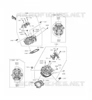 CYLINDER HEAD voor Kawasaki VULCAN 1700 VOYAGER ABS 2014