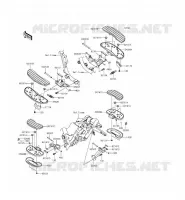 FOOTREST voor Kawasaki VULCAN 1700 VOYAGER ABS 2014
