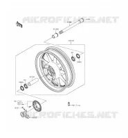 FRONT WHEEL voor Kawasaki VULCAN 1700 VOYAGER ABS 2014