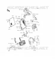 RADIATOR voor Kawasaki VULCAN 1700 VOYAGER ABS 2014