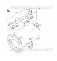 REAR BRAKE voor Kawasaki VULCAN 1700 VOYAGER ABS 2014