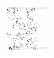 REAR MASTER CYLINDER voor Kawasaki VULCAN 1700 VOYAGER ABS 2014