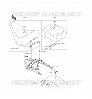 SEAT voor Kawasaki VULCAN 1700 VOYAGER ABS 2014