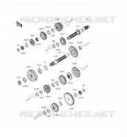 TRANSMISSION voor Kawasaki VULCAN 1700 VOYAGER ABS 2014