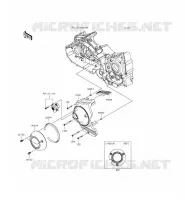 CHAIN COVER voor Kawasaki VULCAN 1700 VOYAGER ABS 2014