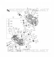 CRANKCASE(S) voor Kawasaki VULCAN 1700 VOYAGER ABS 2014