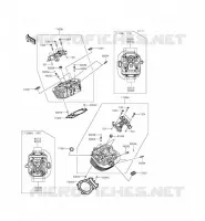 CYLINDER HEAD voor Kawasaki VULCAN 1700 VOYAGER ABS 2014