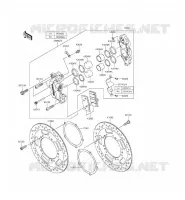 FRONT BRAKE voor Kawasaki VULCAN 1700 VOYAGER ABS 2014