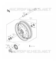 FRONT HUB voor Kawasaki VULCAN 1700 VOYAGER ABS 2014