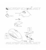 LABELS voor Kawasaki VULCAN 1700 VOYAGER ABS 2014