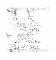 REAR MASTER CYLINDER voor Kawasaki VULCAN 1700 VOYAGER ABS 2014