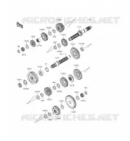 TRANSMISSION voor Kawasaki VULCAN 1700 VOYAGER ABS 2014