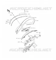 WINDSHIELD voor Kawasaki VULCAN 1700 VOYAGER ABS 2014