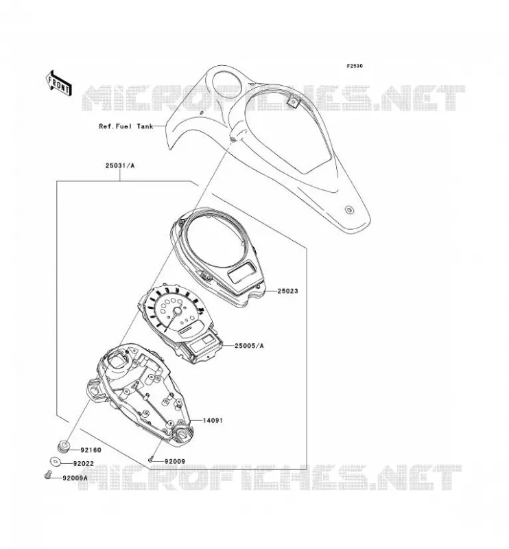 METERS Kawasaki MOTOS 1700 2013 VN1700 NOMAD  VN1700CDF
