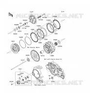 CLUTCH voor Kawasaki VN1700 CLASSIC TOURER ABS 2010