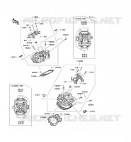 CYLINDER HEAD voor Kawasaki VN1700 CLASSIC TOURER ABS 2010