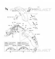 FENDER voor Kawasaki VN1700 CLASSIC TOURER ABS 2010