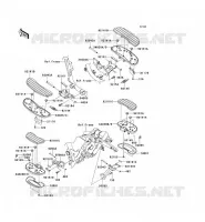 FOOTREST voor Kawasaki VN1700 CLASSIC TOURER ABS 2010