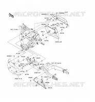 SIDE COVERS   CHAIN COVER voor Kawasaki VN1700 CLASSIC TOURER ABS 2010