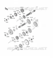 TRANSMISSION voor Kawasaki VN1700 CLASSIC TOURER ABS 2010