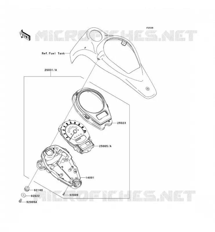 METERS Kawasaki MOTOS 1700 2011 VN1700 CLASSIC TOURER ABS  VN1700DBF