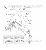 FENDER voor Kawasaki VN1700 CLASSIC TOURER ABS 2014