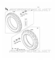TIRES voor Kawasaki VN1700 CLASSIC TOURER ABS 2014