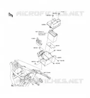 BATTERY BRACKET voor Kawasaki VN1700 CLASSIC 2009