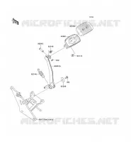 BRAKE PEDAL   TORK LINK voor Kawasaki VN1700 CLASSIC 2009