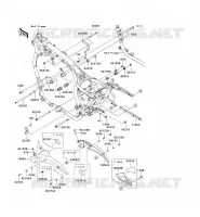 FRAME PARTS (COUVERTURE) voor Kawasaki VN1700 CLASSIC 2009