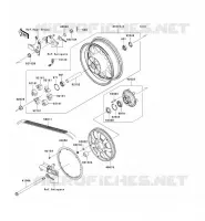 REAR WHEEL   CHAIN voor Kawasaki VN1700 CLASSIC 2009