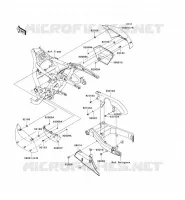 SIDE COVERS   CHAIN COVER voor Kawasaki VN1700 CLASSIC 2009