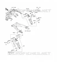 SUSPENSION   SHOCK ABSORBER voor Kawasaki VN1700 CLASSIC 2009