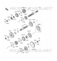 TRANSMISSION voor Kawasaki VN1700 CLASSIC 2009