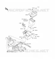 BATTERY BRACKET voor Kawasaki VN1700 CLASSIC ABS 2010