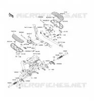 FOOTREST voor Kawasaki VN1700 CLASSIC ABS 2010