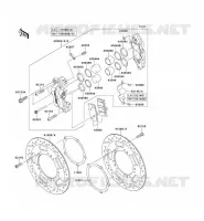 FRONT BRAKE voor Kawasaki VN1700 CLASSIC ABS 2010