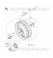 FRONT HUB voor Kawasaki VN1700 CLASSIC ABS 2010