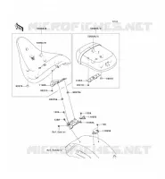 SEAT voor Kawasaki VN1700 CLASSIC ABS 2010