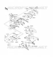 SIDE COVERS   CHAIN COVER voor Kawasaki VN1700 CLASSIC ABS 2010