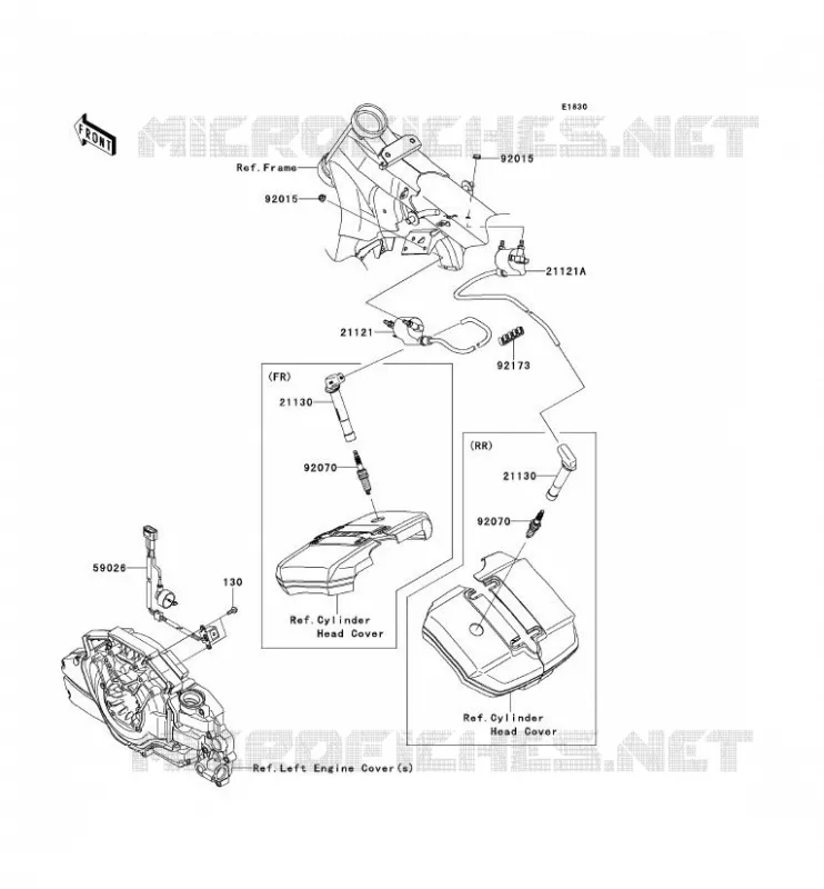 IGNITION SYSTEM Kawasaki MOTOS 1700 2013 VN1700 CLASSIC ABS  VN1700FDF