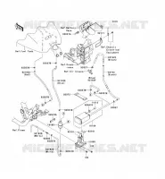 FUEL EVAPORATION SYSTEM(CA) voor Kawasaki VN1700 VAQUERO 2011