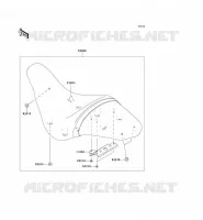 SEAT voor Kawasaki VN1700 VAQUERO 2011
