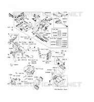 CHASSIS ELECTRICAL EQUIPMENT voor Kawasaki VN1700 VOYAGER CUSTOM ABS 2013