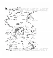 COWLING(INT&Eacute;RIEUR) voor Kawasaki VN1700 VOYAGER CUSTOM ABS 2013