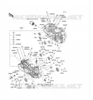 CRANKCASE(S) voor Kawasaki VN1700 VOYAGER CUSTOM ABS 2013