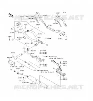EXHAUST voor Kawasaki VN1700 VOYAGER CUSTOM ABS 2013